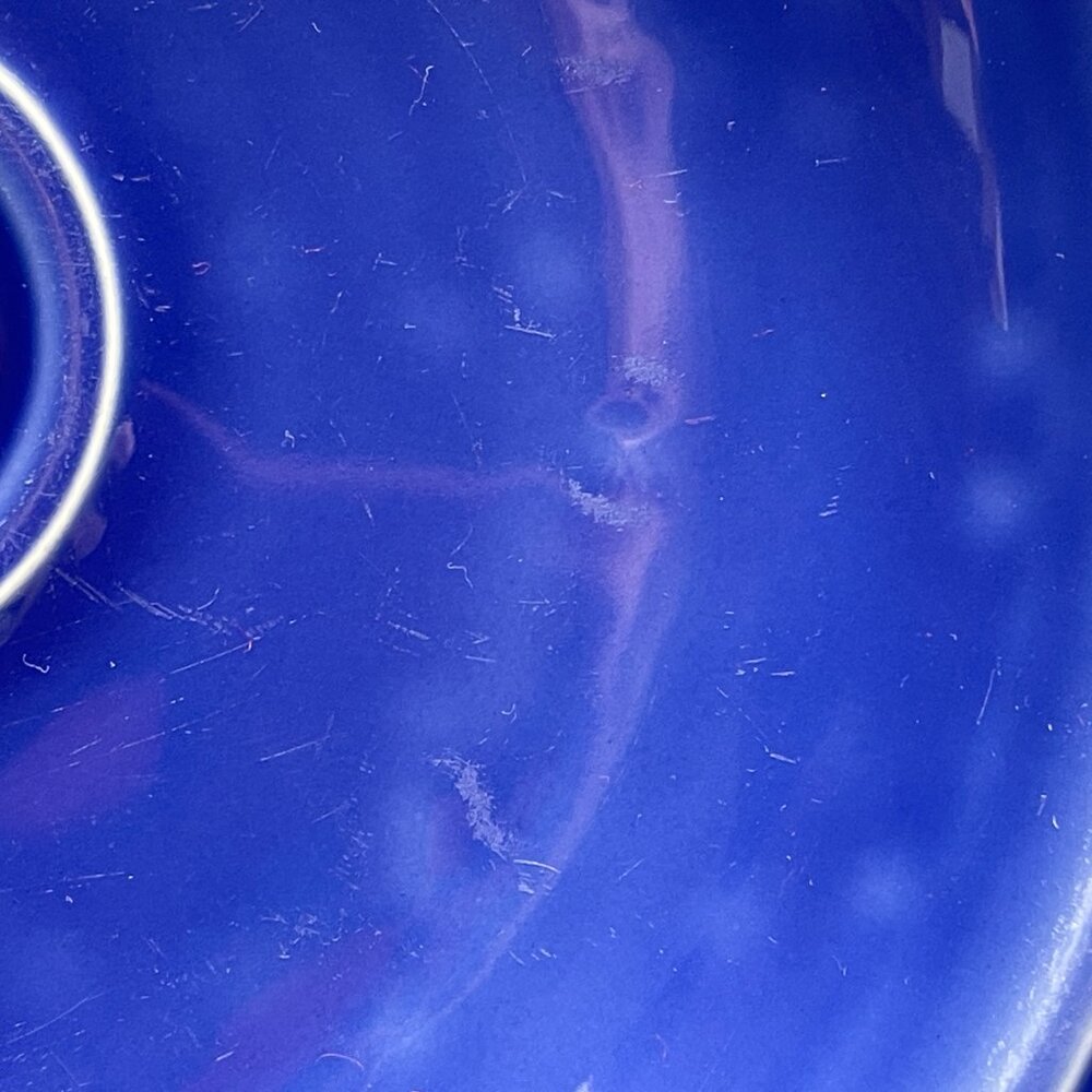 GUC S/2 Dansk Soup/Pasta Bowls, Stoneware, "Craftmark Denim", Leaf, 9 1/2" D - Picture 14 of 14